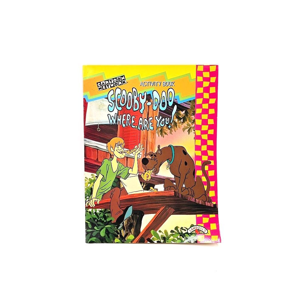 Scooby Doo Coloring Book‎ Vintage 1998 Activity Book Cartoon Network Read